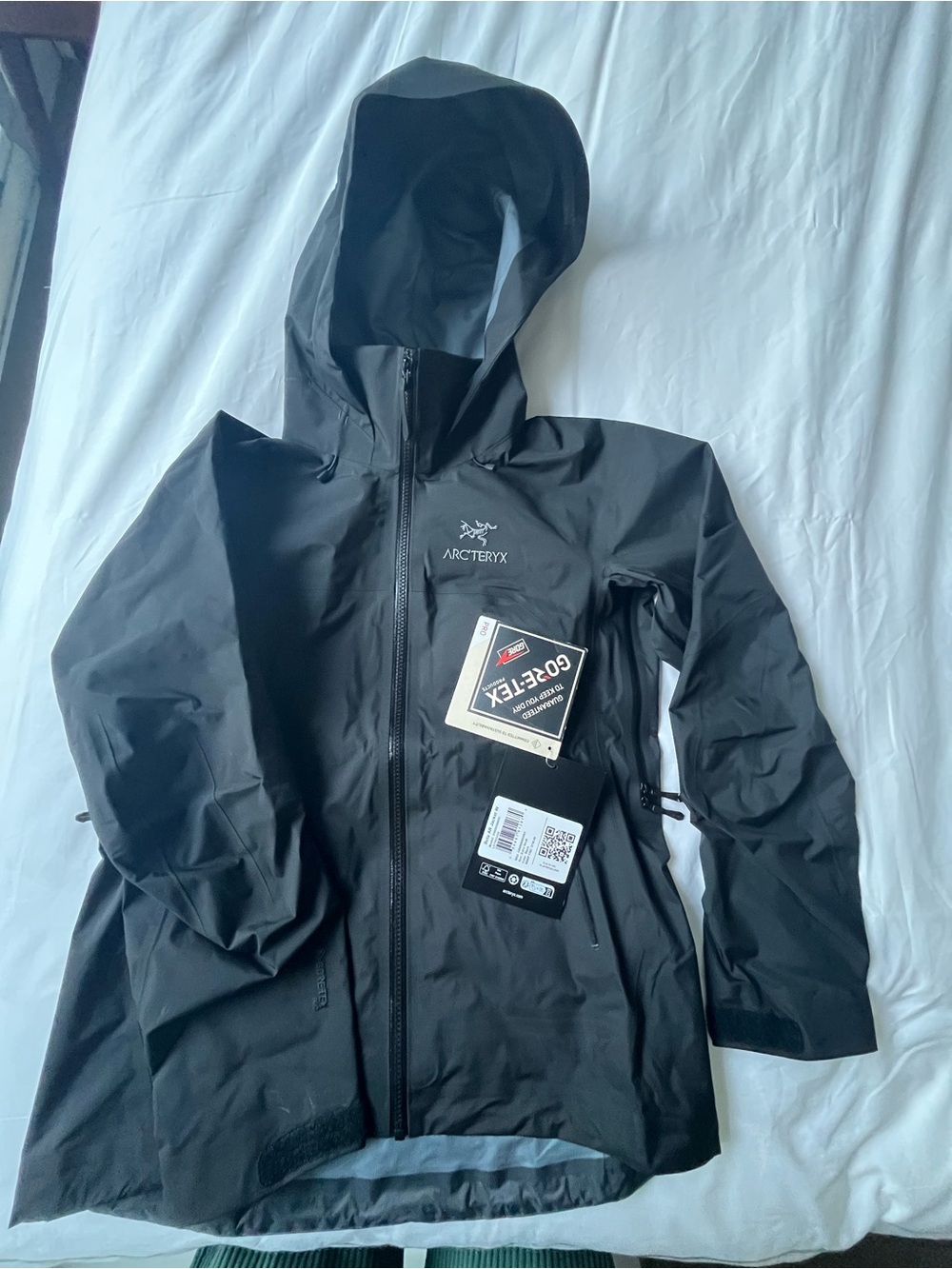 Arc'teryx Black Gore-Tex Hooded Utility Jacket